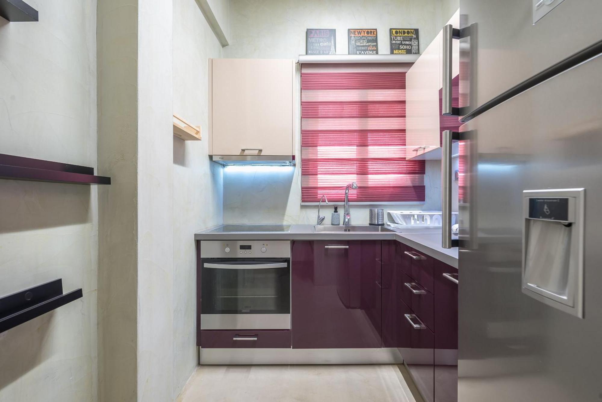 Stylish 2 Bd Urban Retreat Near Panormou Metro Atenas Exterior foto