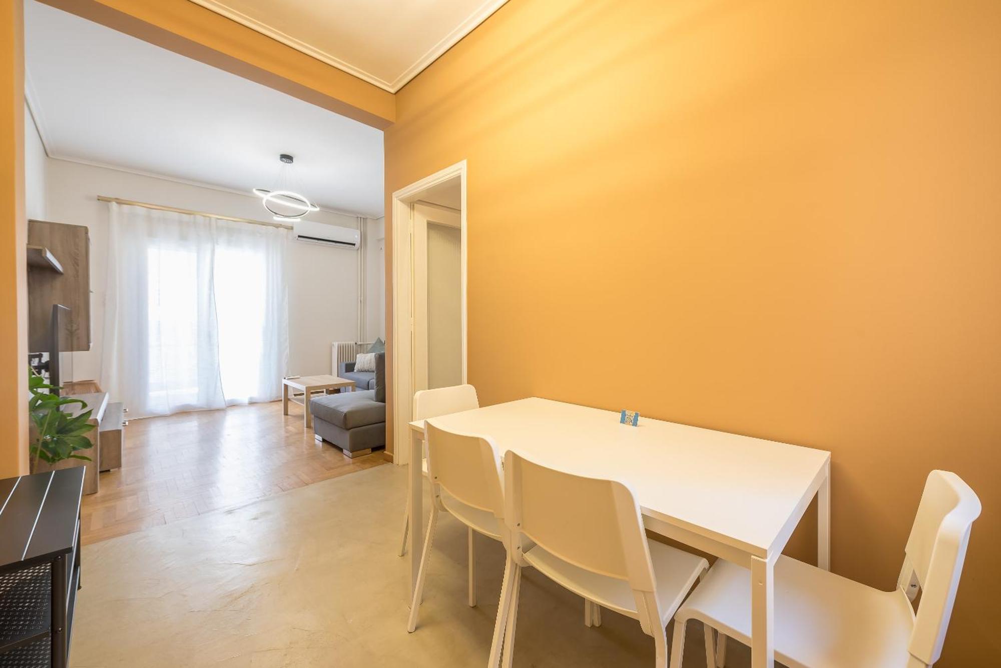 Stylish 2 Bd Urban Retreat Near Panormou Metro Atenas Exterior foto
